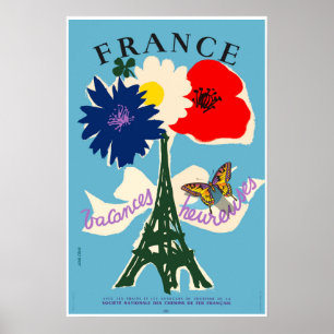 フランスの旅行ポスター ポスター