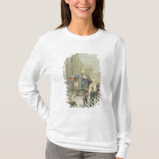 フランスの旅行者の人口調査 Tシャツ (正面)