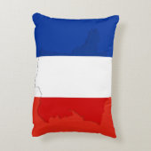 フランスの旗 アクセントクッション (裏面(縦))