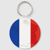 フランスの旗 キーホルダー (正面)