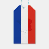 フランスの旗 ギフトタグ (正面)