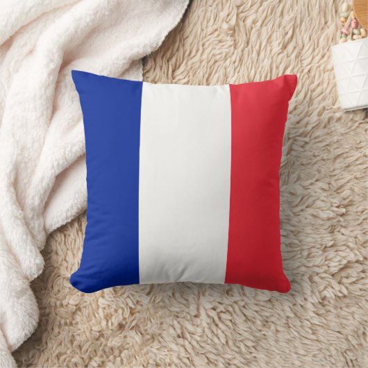フランスの旗 クッション (ブランケット)