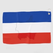 フランスの旗 ゴルフタオル (横)