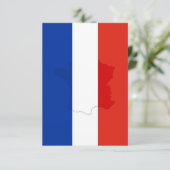 フランスの旗 サンキューカード (スタンド正面)