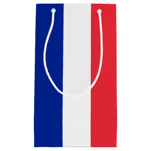 フランスの旗 スモールペーパーバッグ (正面)