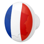 フランスの旗 セラミックノブ (右)