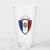 フランスの旗 タンブラーグラス (裏面)