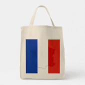 フランスの旗 トートバッグ (裏面)