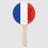 フランスの旗 ハンドファン (正面)