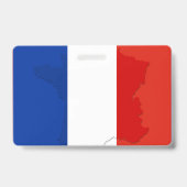 フランスの旗 バッジ (裏面)