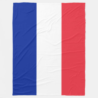 フランスの旗 フリースブランケット