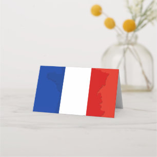 フランスの旗 プレイスカード