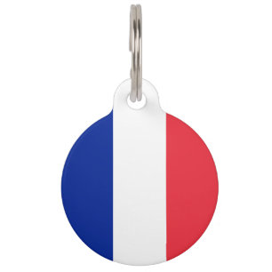 フランスの旗 ペット ネームタグ