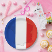 フランスの旗 ペーパープレート (パーティー)