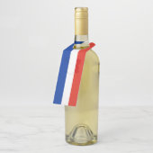 フランスの旗 ボトルネックタグ (アングル)