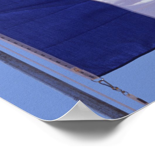 フランスの旗 ポスター (角)