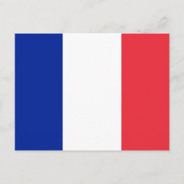 フランスの旗 ポストカード