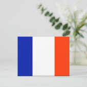 フランスの旗 ポストカード (スタンド正面)