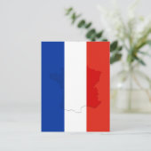 フランスの旗 ポストカード (スタンド正面)