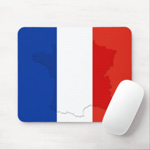 フランスの旗 マウスパッド