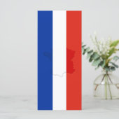 フランスの旗 メニュー (スタンド正面)