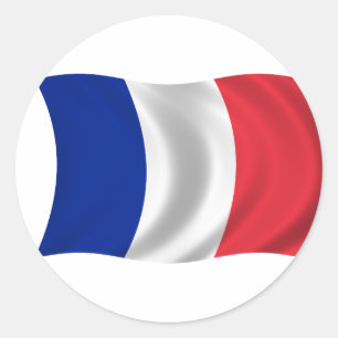 フランスの旗 ラウンドシール
