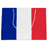 フランスの旗 ラージペーパーバッグ (正面)