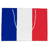 フランスの旗 ラージペーパーバッグ (裏面)