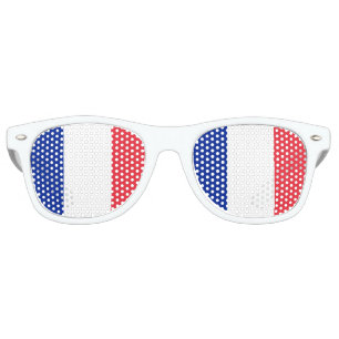フランスの旗 レトロサングラス