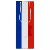 フランスの旗 ワインギフトバッグ (正面)
