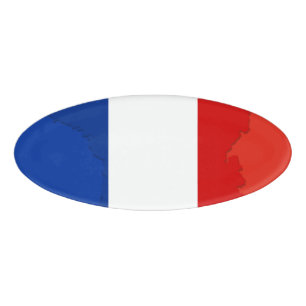 フランスの旗 名札