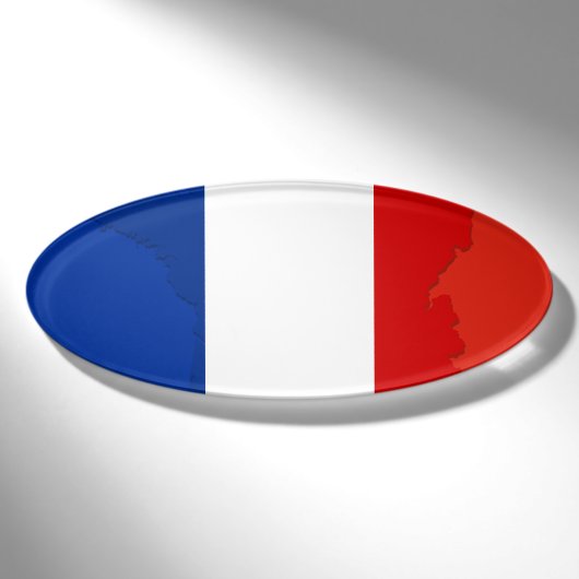 フランスの旗 名札 (正面)