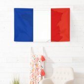 フランスの旗 横断幕 (インサイチュ)