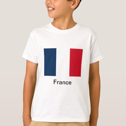フランスの旗 Tシャツ (正面)