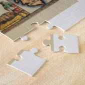 フランスの旧地図 ジグソーパズル (側面)