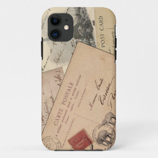 フランスの旧式な郵便はがきの箱 iPhone 11 ケース