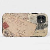 フランスの旧式な郵便はがきの箱 Case-Mate iPhoneケース (裏面(横))