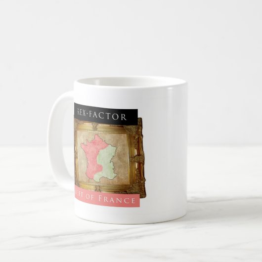 フランスの明白なマグの左 コーヒーマグカップ (正面左)