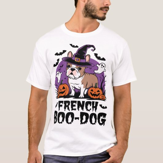 フランスの最も不気味な犬、ブードッグ Tシャツ (正面)