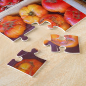 フランスの果物と野菜の市場のストール ジグソーパズル (側面)