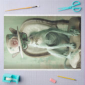 フランスの毛なし猫シックなスフィンクスの切り離し 薄葉紙 (クラフト)