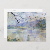 フランスの河川風景 by Julia Beck ポストカード (正面/裏面)