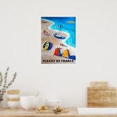 フランスの海岸 ポスター (キッチン)
