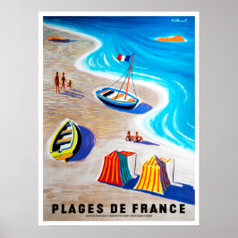 フランスの海岸 ポスター