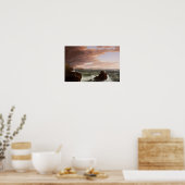 フランスの湾、山砂漠 – Thomas Cole ポスター (キッチン)