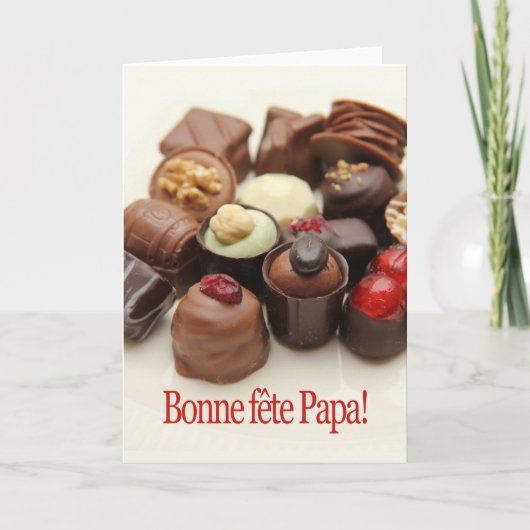 フランスの父の日 カード (正面)