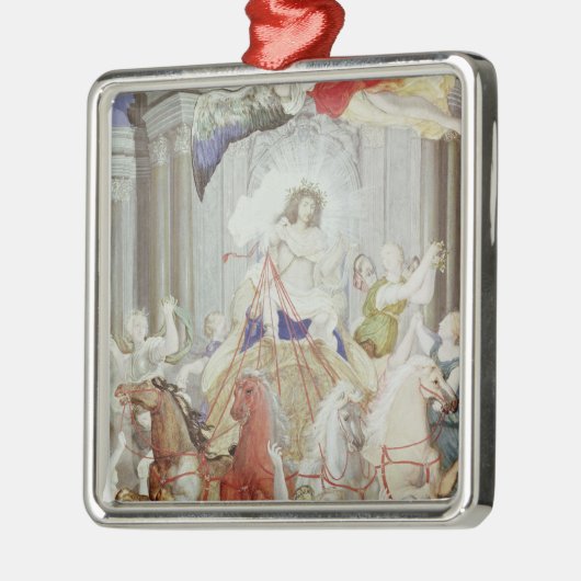 フランスの王ルイ14世の勝利 メタルオーナメント (左)