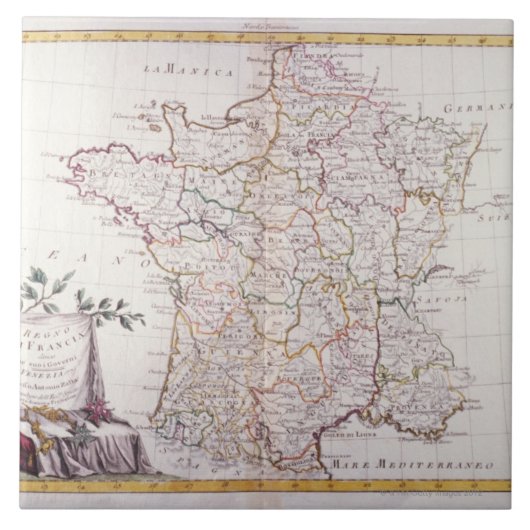 フランスの王国 タイル (正面)