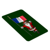 フランスの看板のあるサンタクロース マグネット (右側)