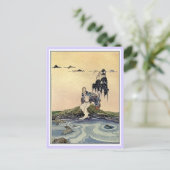 フランスの童話：ヴィオレットとヒキガエル ポストカード (スタンド正面)